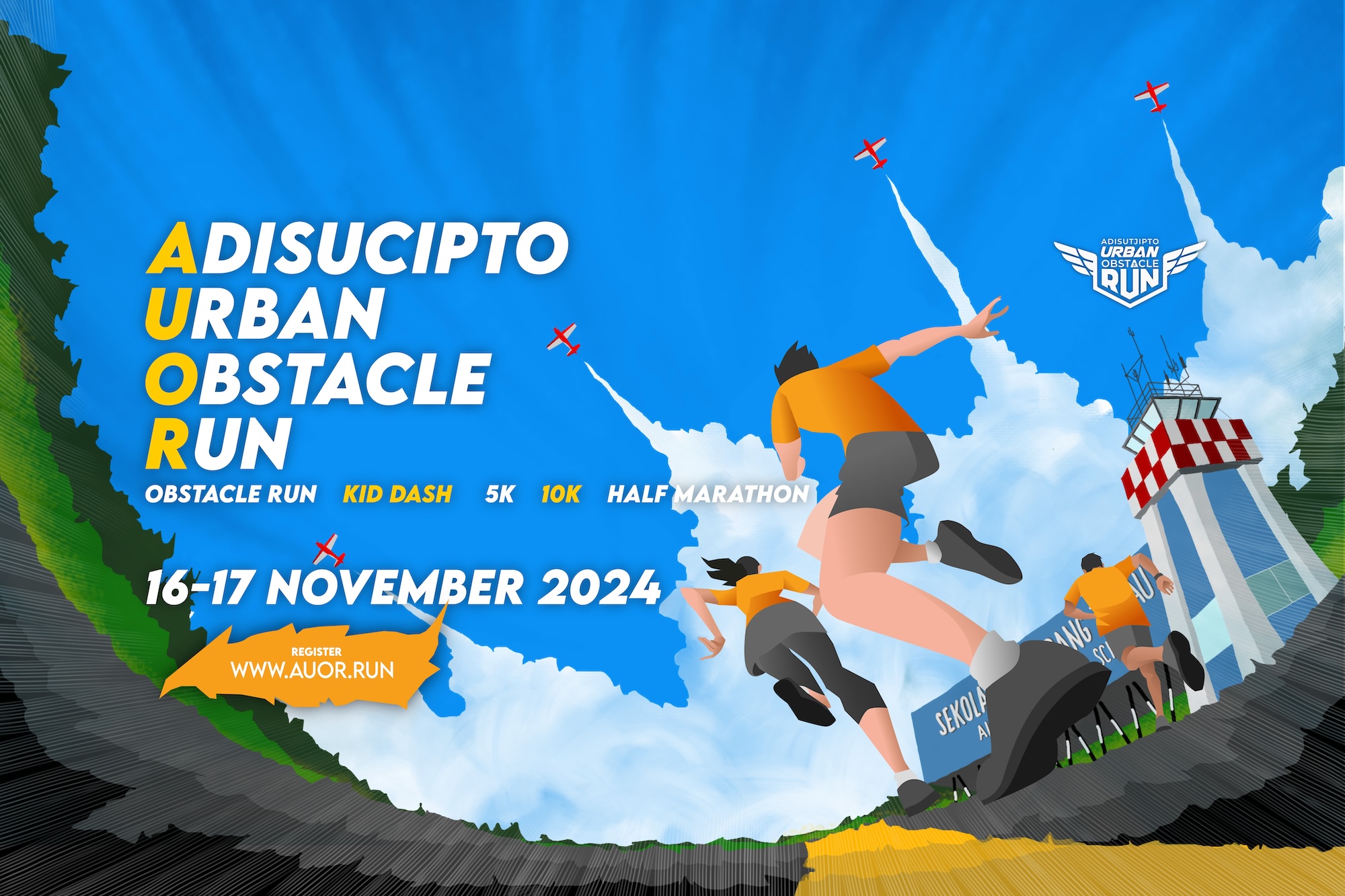 ADISUTJIPTO URBAN OBSTACLE RUN 2024